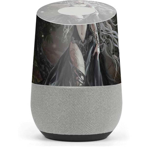 Gothic Princess with Silver Dragon by Nene Thomas Google Home Skin